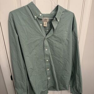LL Bean Sport Shirt XXL Slightly Fitted